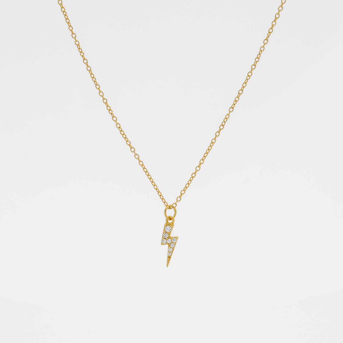 Stevie Small Bolt Necklace